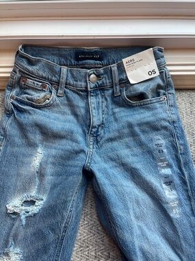 Aeropostale women’s high rise 0S  Distressed Bootcut Jeans